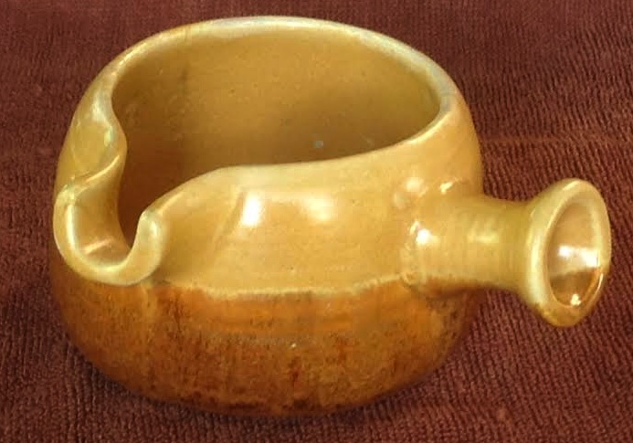 Orzel Gravy Jug, Yellow and Orange; same in Brown Ccrame10