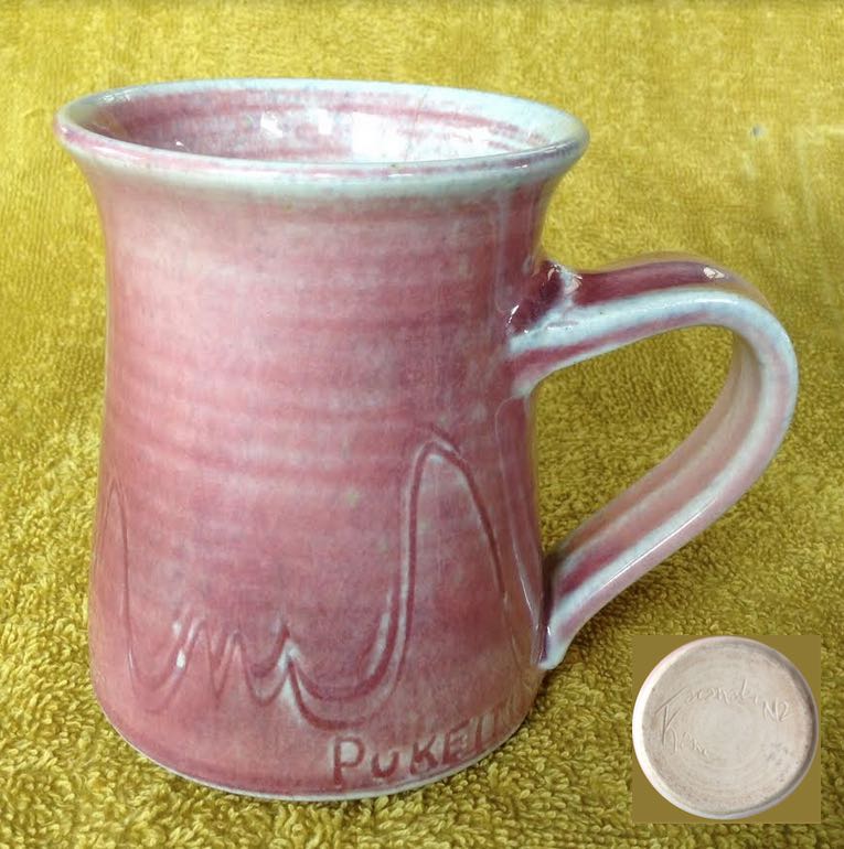 "Pukeiti" mug by Trish Kane, Taranaki Ken10