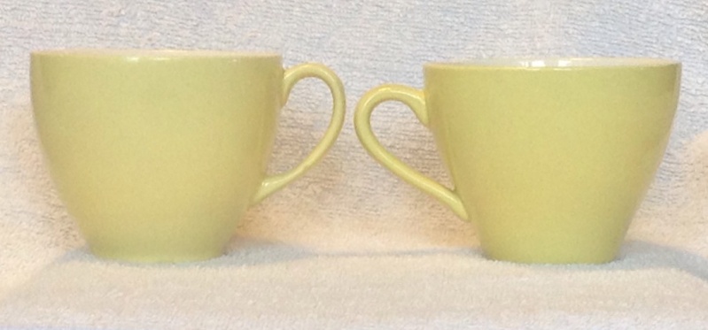 glaze - Yellow Colour Glaze Tulip and a similar shape Left10