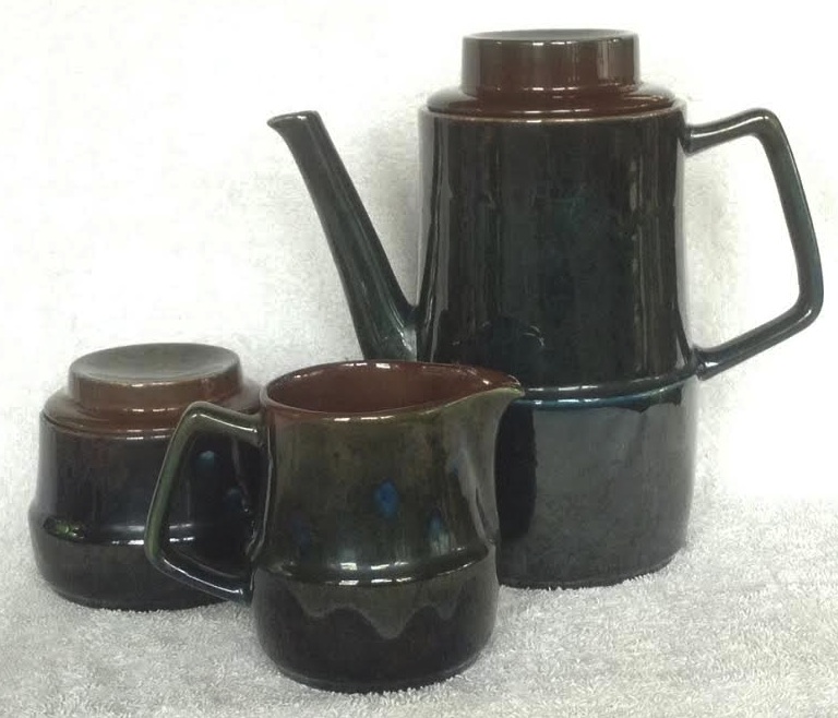 Orzel Coffee Pot for the gallery + milk and sugar Or3a10