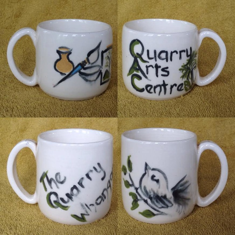 Cathy Robinson: "The Quarry Whangarei" and "Quarry Arts Centre" mugs Quarry10