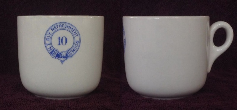 number - N.Z. RLY. REFRESHMENT ROOMS: Grindley cup, CL saucer Rly110