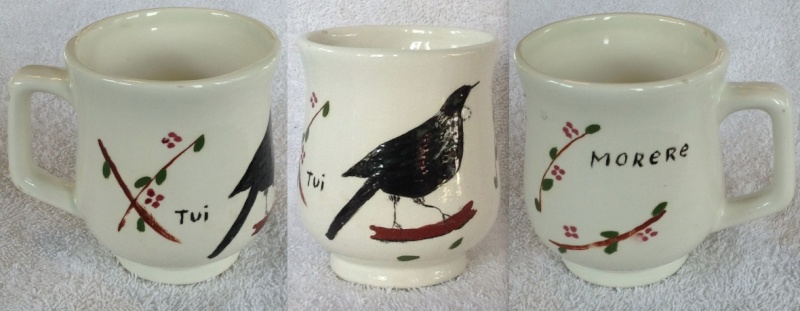 Mug with a Tui on it Tui10