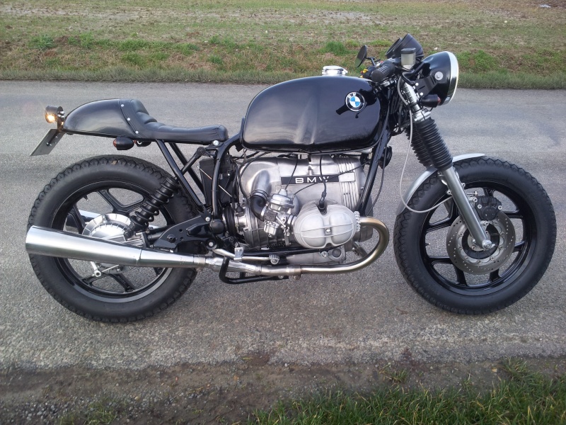 Modification de mon café racer R80RT en scrambler...  20140122