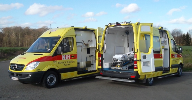 Nouvelles ambulance Mercedes Sprinter SRI Wavre 410