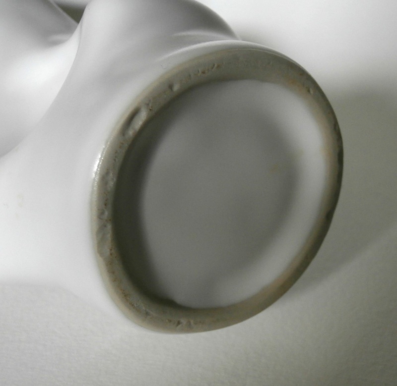 vase visage "abstrait' porcelaine ou faience fine P5091712