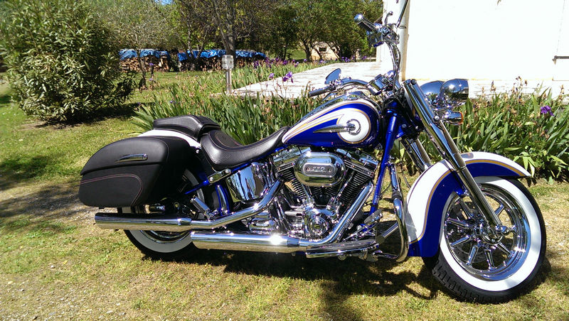 CVO Softail Deluxe 2014 Candy Cobalt: the Blue Diamond - Page 2 L_imag50