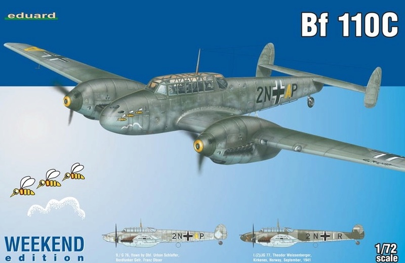 MESSERSCHMITT BF 110 C -EDUARD 1/72 2017-011