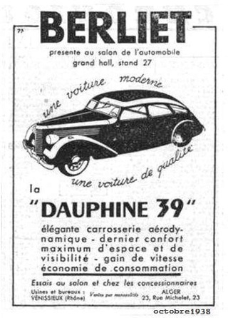 BERLIET "Dauphine" VIRP2 de 1939 Berlie11