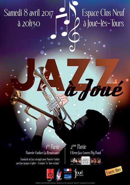 Concert "Jazz à Joué" samedi 8 avril Joué-lès-Tours Affich10