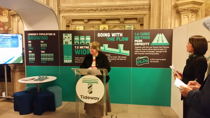 TAC visit to Tideway Tunnel Exhibition in Parliament 20170311