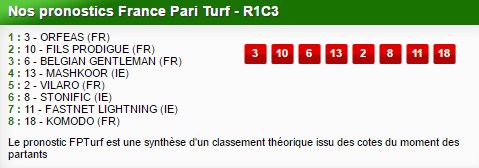 28 MARS 2017 • R1C3 - 13h47 • SAINT-CLOUD - PRIX DU LANGUEDOC Pm1210