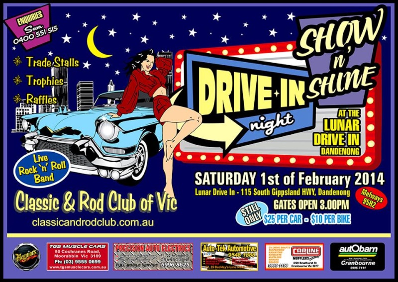 Drive-In night Show and Shine - Dandenong 1/2/2014 Drive_10