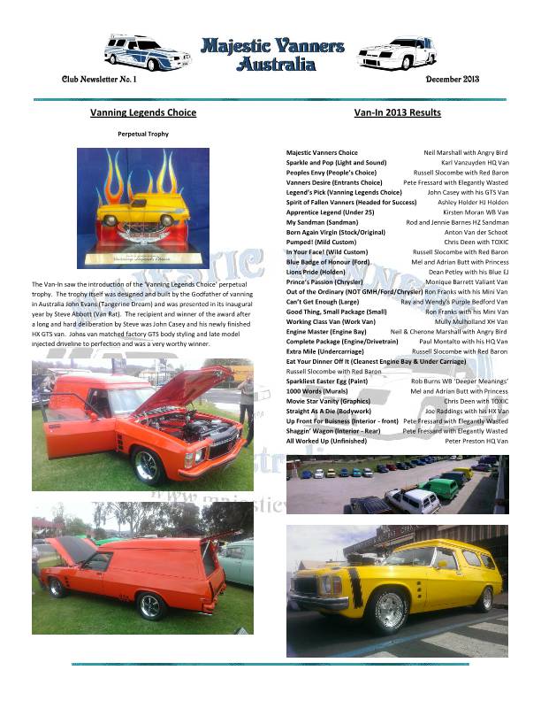 Majestic Vanners Newsletter No.1 December 2013 Mv_new11