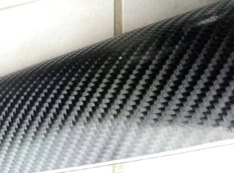 Film de voiture Vinyle de fibre de carbone 4D Noir 152x200 cm vidaXL