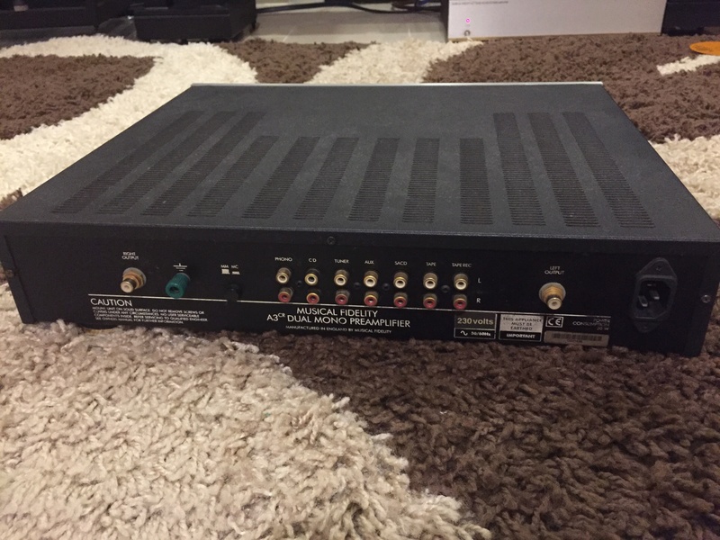 Musical Fidelity A3cr Preamp (Sold) Rear10