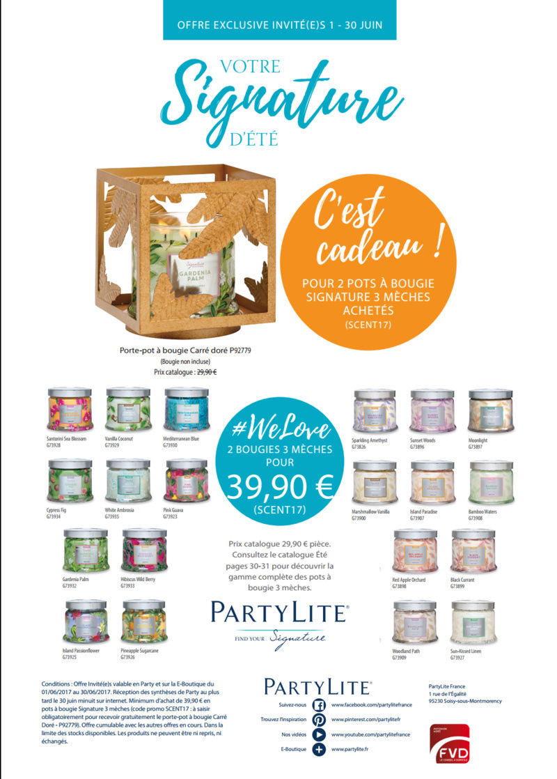 Bougies Partylite  20170612
