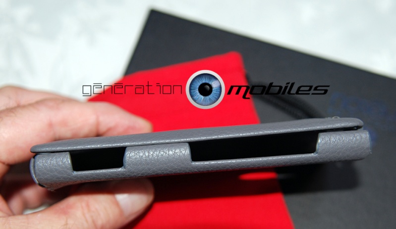 [NOREVE] Housse Cuir Nokia Lumia 925 Ambition grise Cover_10
