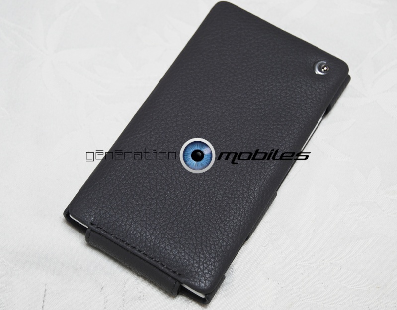 [NOREVE] Housse Cuir Nokia Lumia 925 Ambition grise Cover_11