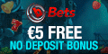 b-Bets Casino $/€5 ingen insättningsbonus