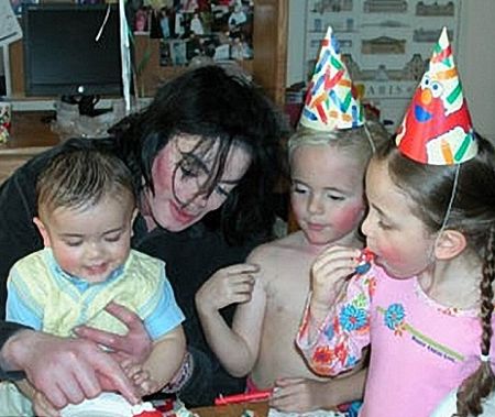 Michael con i figli Michae11