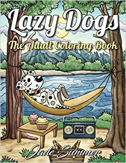 LAZY DOGS The adult coloring book de JADE SUMMER Image_10