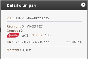 21/03/2014 --- PARIS-VINCENNES --- R3C2 --- Mise 21 € => Gains 0 € Scree277