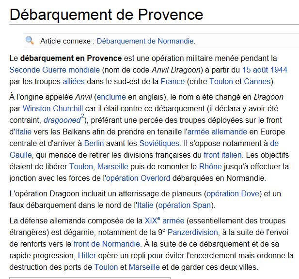 Provence 1944 : opération " Dragoon " P5310