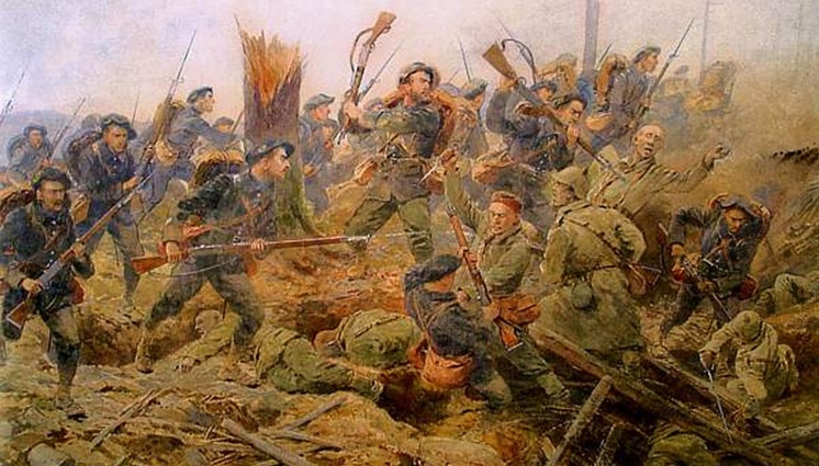 Les combats du " Reichackerkopf ". R1410