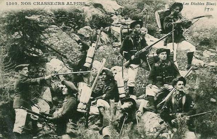 Les combats du " Reichackerkopf ". R1710