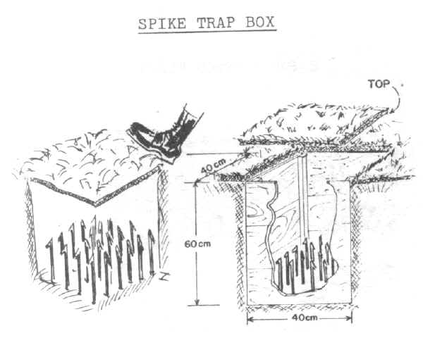 booby - Les pièges en bambou Vietcong (Booby traps) partie 1 Spike_11