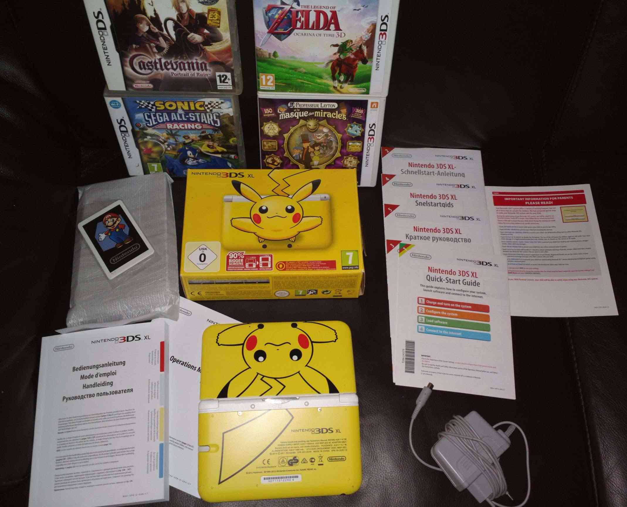 Vends 3DS XL Pikachu édition limitée 270€ état neuf 113