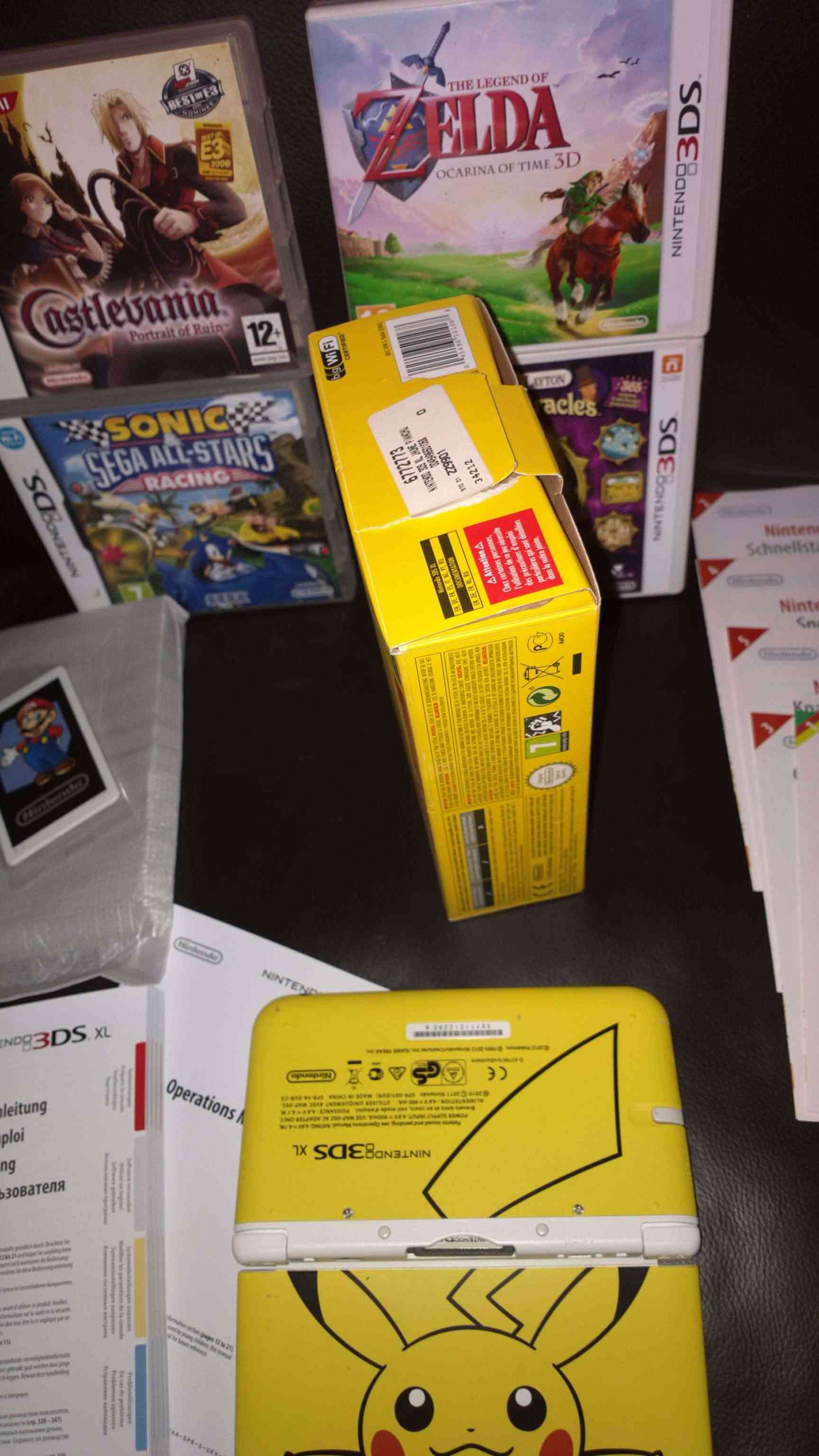 Vends 3DS XL Pikachu édition limitée 270€ état neuf 312
