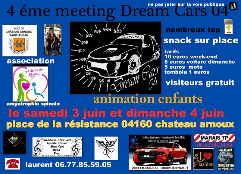 4 Eme Meeting Dream Cars 04  le 04 Juin 2017(04160) 17966810