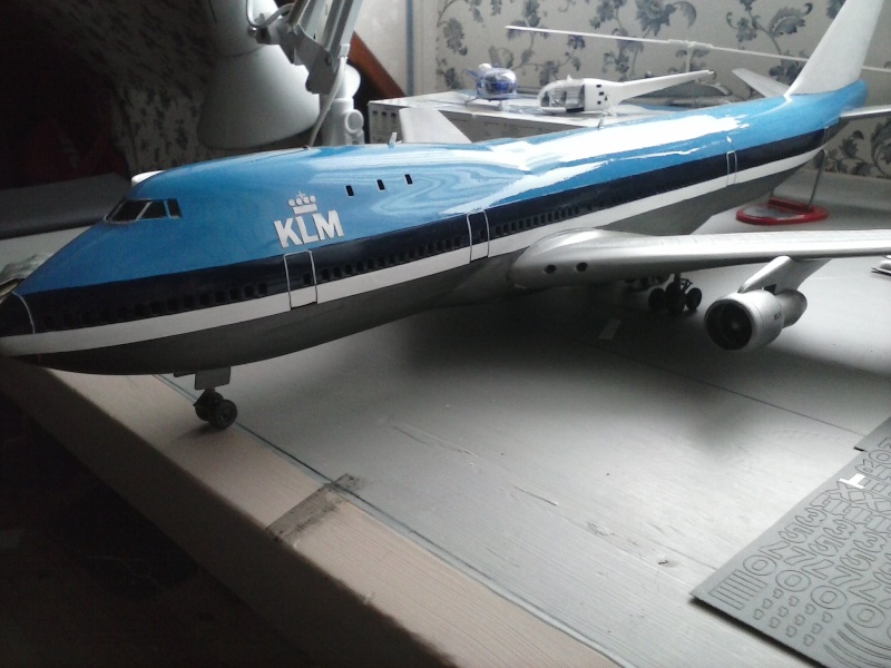 boeing 747-200 klm 1/125 heller Cam00010