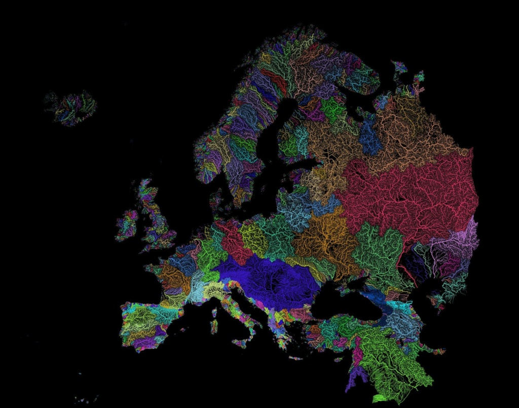 Pour info:cartographie des fleuves et bassin du monde  Europe10