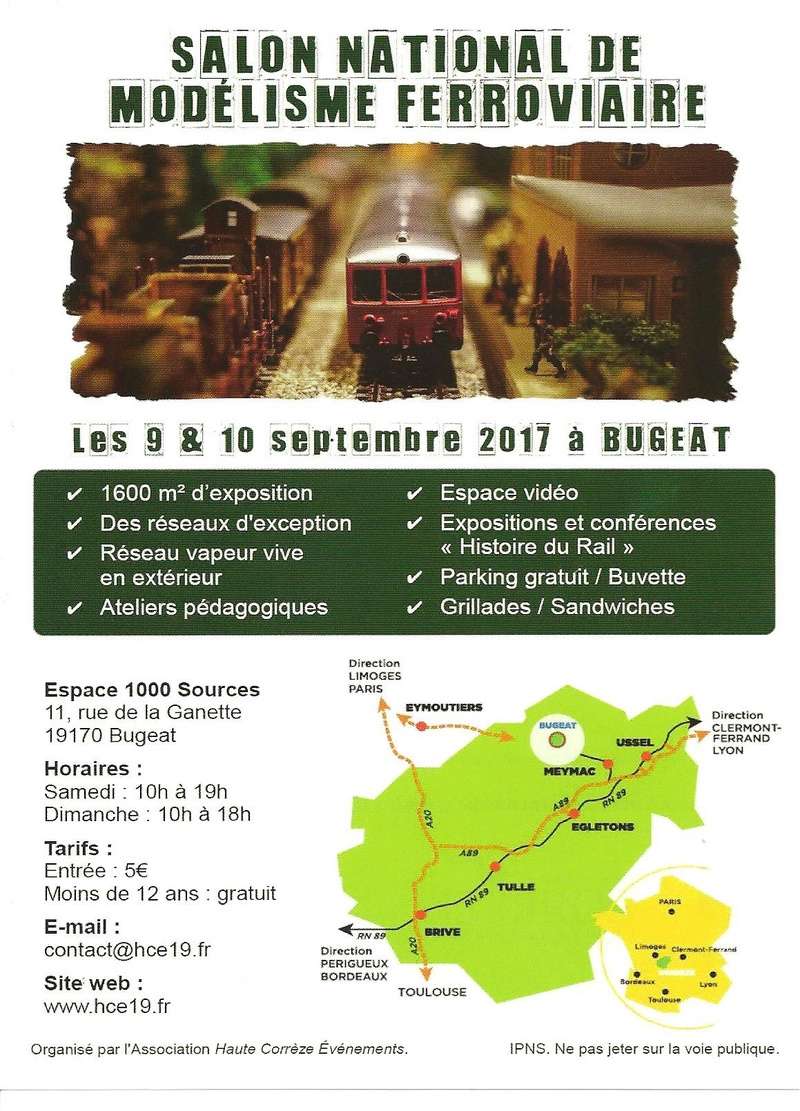 bugeat - Salon Modelisme ferroviaire les 9 & 10 septembre 2017 à Bugeat 19170 Salon_11