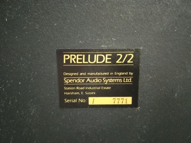 Spendor Prelude 2/2 monitor speaker Img_2225