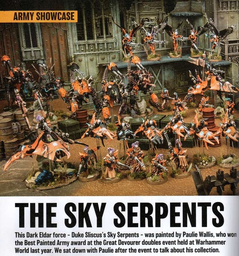 Sky Serpent's DE army featured in White Dwarf Paulie10