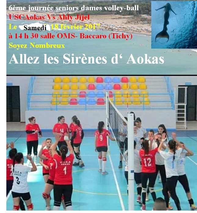 USCAokas Vs Ahly Jijel (6ème journée seniors dames volley-ball ) Voll11