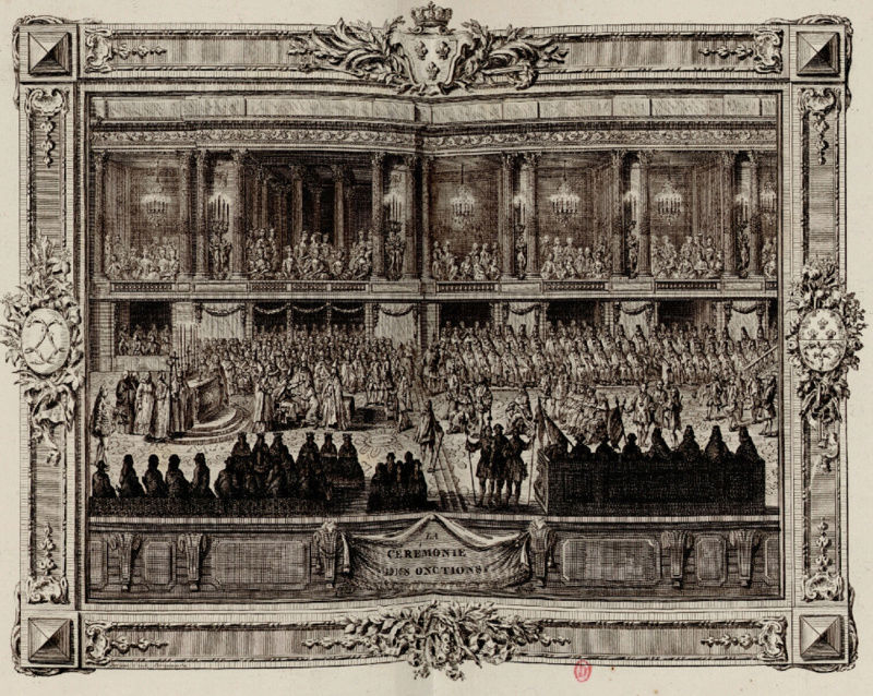 11 juin 1775: Sacre de Louis XVI en la cathédrale de Reims (Cérémonie des Onctions) 0215