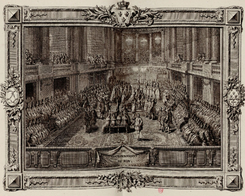 11 juin 1775: Sacre de Louis XVI en la cathédrale de Reims (Couronnement du Roi) 0216