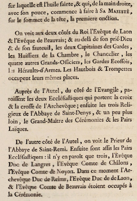 11 juin 1775: Sacre de Louis XVI en la cathédrale de Reims (Cérémonie des Onctions) 0413