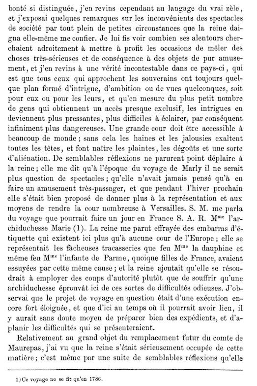 14 octobre 1780: Mercy à Marie-Thérèse 221