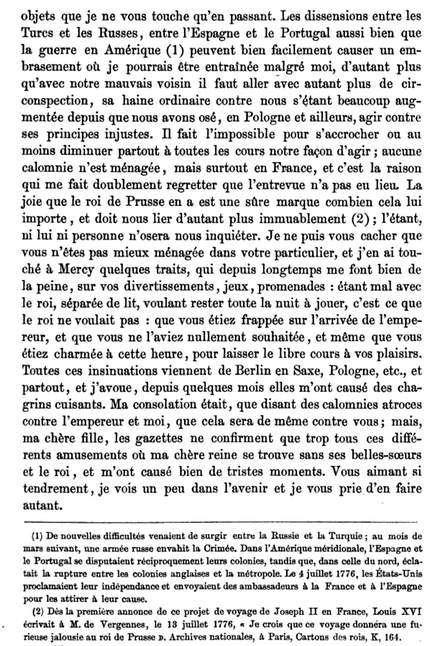 03 février 1777: Marie-Thérèse à Marie-Antoinette 224