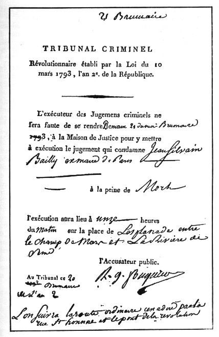 12 mai 1789: Les élections commencent à Paris Bailly10