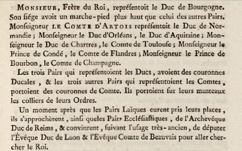 10 juin 1775: Cérémonie de la veille du sacre Captu109