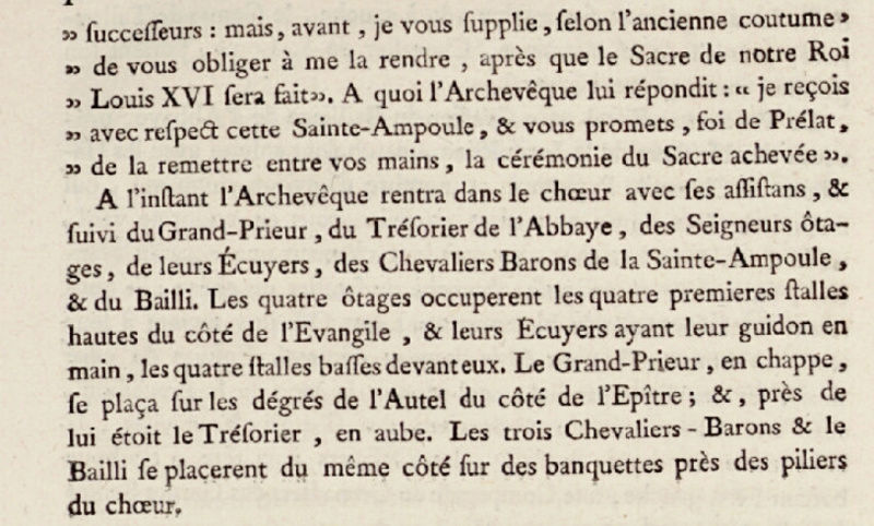 11 juin 1775: Sacre de Louis XVI en la cathédrale de Reims (Arrivée de la Sainte Ampoule) Captu129