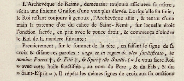 10 juin 1775: Consécration du Roy Captu142