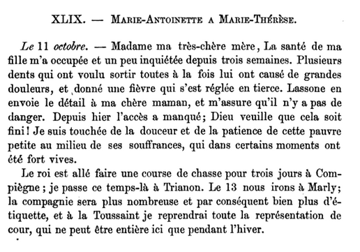 11 octobre 1780: Marie-Antoinette à Marie-Thérèse Captu144